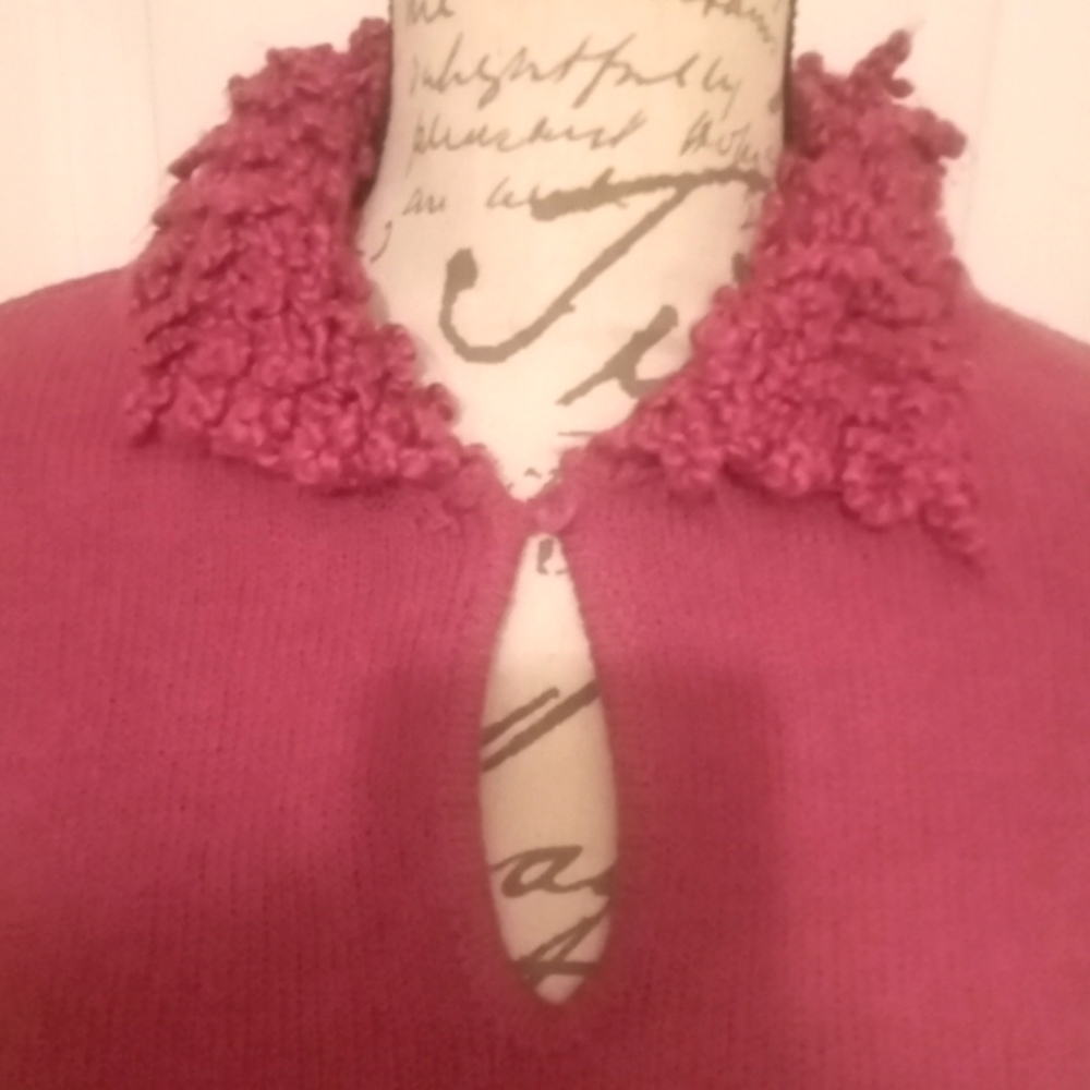 GREAT FUCHSIA PINK SWEATER SMALL